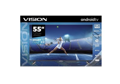 VISION ANDROID TV 55", LED 4K UHD Smart TV